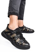 PANTOFI SPORT VERZI PIELE NATURALA 2S7732