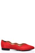 BALERINI ROSII PIELE NATURALA INTOARSA 3S7718