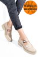 Pantofi crem piele naturala 4s7739