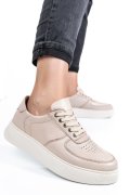 PANTOFI SPORT CREM PIELE NATURALA 4S77030