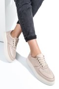 PANTOFI SPORT CREM PIELE NATURALA 4S77030