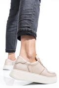 PANTOFI SPORT CREM PIELE NATURALA 4S77030