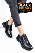 PANTOFI SPORT NEGRI PIELE NATURALA 241613NP