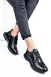 Pantofi sport negri piele naturala 241613np