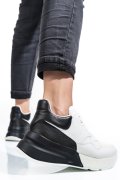PANTOFI SPORT ALB NEGRU PIELE NATURALA ELEONORA1