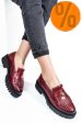 Mocasini visinii piele naturala 3s7701
