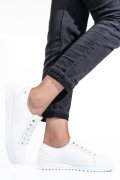 U.S. POLO ASSN, PANTOFI SPORT WHITE PIELE NATURALA MEPA
