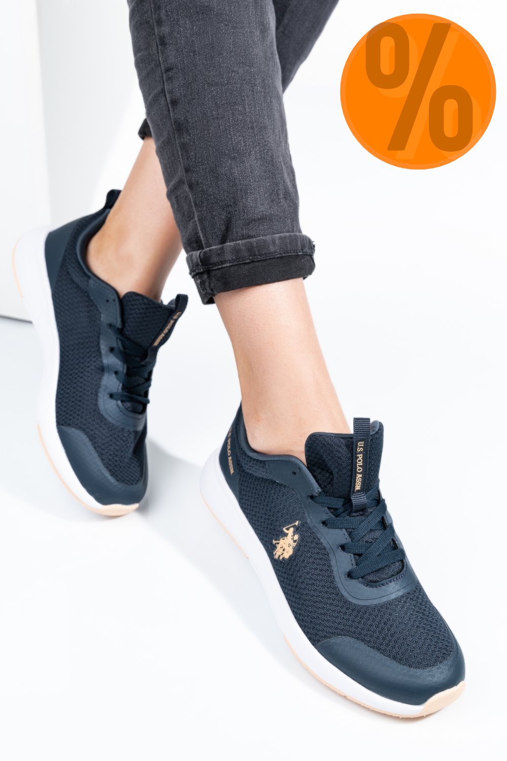 U.S. POLO ASSN, PANTOFI SPORT NAVY SMART