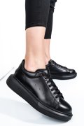 PANTOFI SPORT NEGRI PIELE NATURALA 4S7742