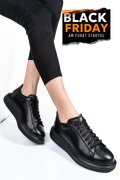 PANTOFI SPORT NEGRI PIELE NATURALA 4S7742