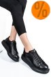 Pantofi sport negri piele naturala 4s7742