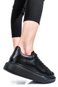 PANTOFI SPORT NEGRI PIELE NATURALA 4S7742