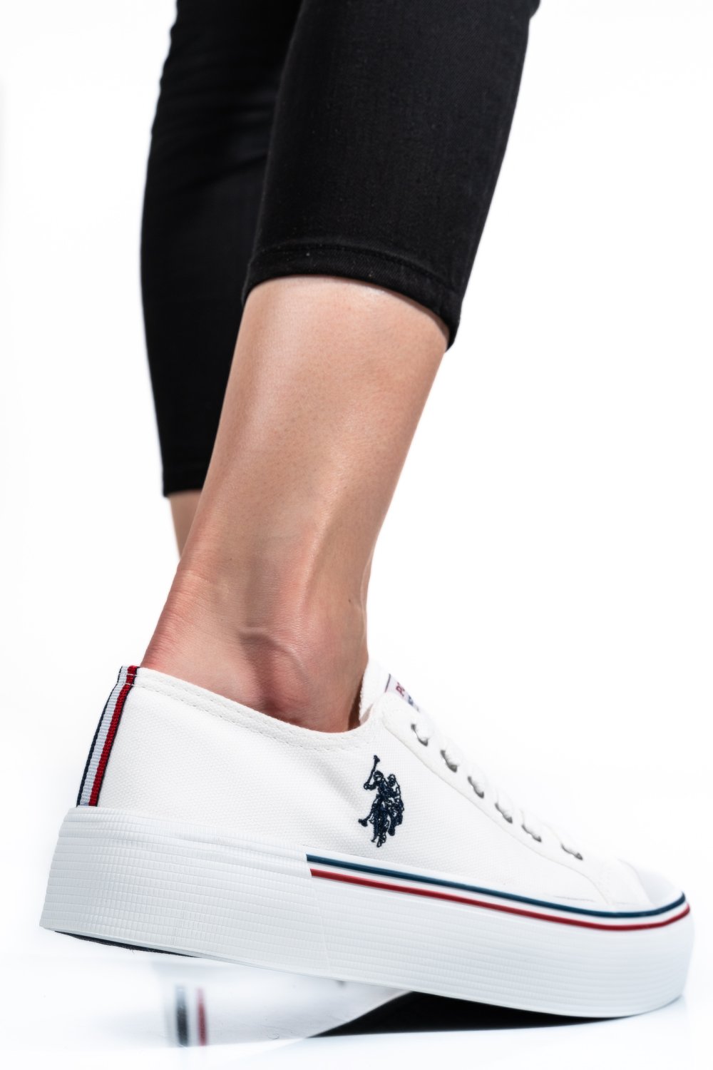 U.S. POLO ASSN, PANTOFI SPORT WHITE PENELOPE-4FX