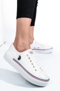 U.S. POLO ASSN, PANTOFI SPORT WHITE PENELOPE-4FX