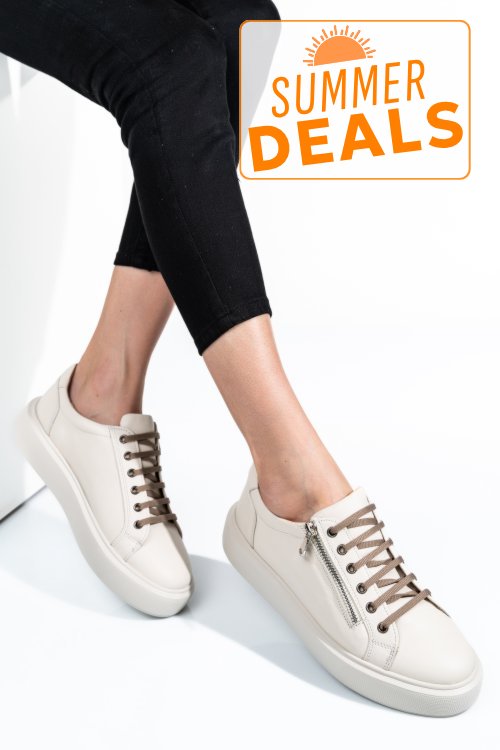 Pantofi bej deschis piele naturala 2s7741607np