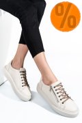 PANTOFI BEJ DESCHIS PIELE NATURALA 2S7741607NP
