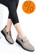Pantofi gri piele naturala 4s7747