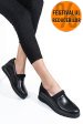 Pantofi negri piele naturala 4s7738