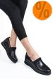 Pantofi negri piele naturala 4s7738