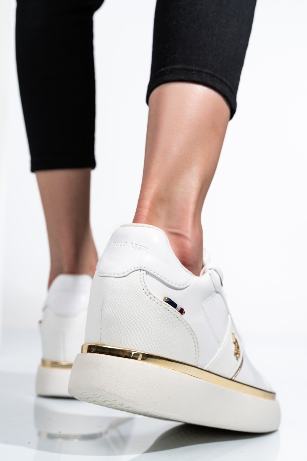 U.S. POLO ASSN, SNEAKERS DAMA WHITE ANGIE001