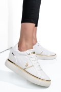 U.S. POLO ASSN, SNEAKERS DAMA WHITE ANGIE001