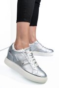 U.S. POLO ASSN, SNEAKERS DAMA SILVER ANGIE001