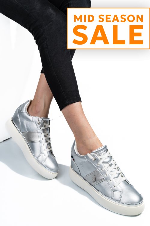 U.s. polo assn, sneakers dama silver angie001