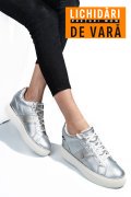 U.S. POLO ASSN, SNEAKERS DAMA SILVER ANGIE001