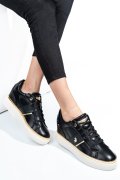 U.S. POLO ASSN, SNEAKERS DAMA BLACK GOLD ANGIE001