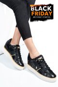 U.S. POLO ASSN, SNEAKERS DAMA BLACK GOLD ANGIE001