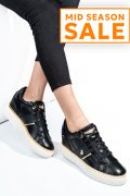 U.S. POLO ASSN, SNEAKERS DAMA BLACK GOLD ANGIE001