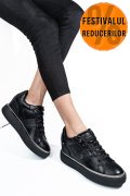 U.S. POLO ASSN, SNEAKERS DAMA BLACK ANGIE001