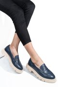 MOCASINI DAMA PIELE NATURALA BLEUMARIN 1S770042