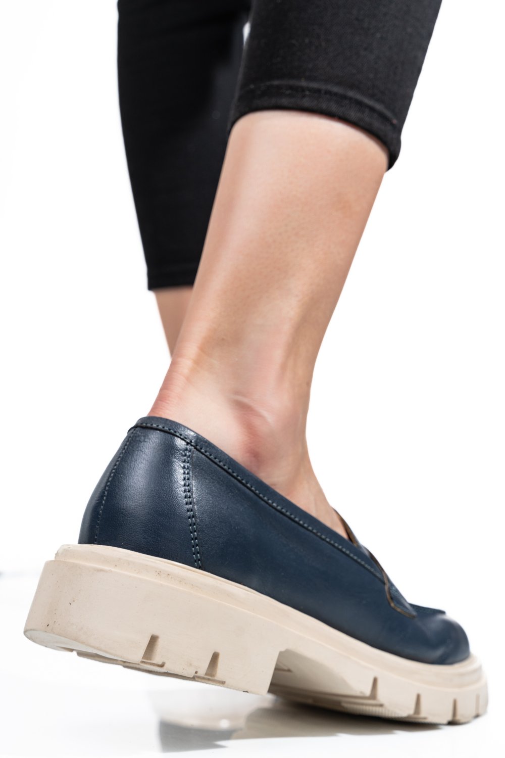 MOCASINI DAMA PIELE NATURALA BLEUMARIN 1S770042