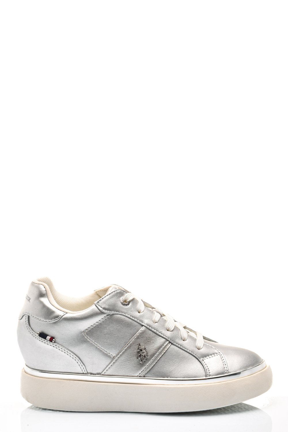 U.S. POLO ASSN, SNEAKERS DAMA SILVER ANGIE001