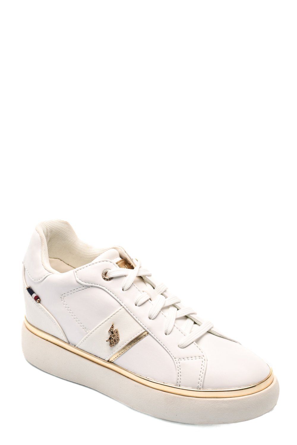 U.S. POLO ASSN, SNEAKERS DAMA WHITE ANGIE001