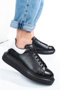 PANTOFI SPORT ALL BLACK PIELE NATURALA 4S7742