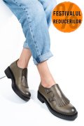 PANTOFI KHAKI PIELE NATURALA 4S7740