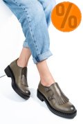 PANTOFI KHAKI PIELE NATURALA 4S7740