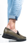 PANTOFI KHAKI PIELE NATURALA 4S7738