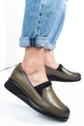 PANTOFI KHAKI PIELE NATURALA 4S7738