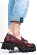 MOCASINI WINE PIELE NATURALA 3S7799B