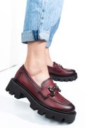 MOCASINI WINE PIELE NATURALA 3S7799B