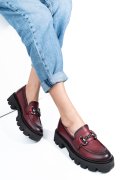MOCASINI WINE PIELE NATURALA 3S7799B