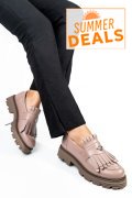 MOCASINI DAMA PIELE NATURALA NUDE 3S7795