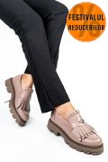 MOCASINI DAMA PIELE NATURALA NUDE 3S7795