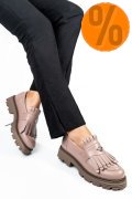 MOCASINI DAMA PIELE NATURALA NUDE 3S7795