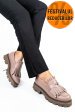 Mocasini dama piele naturala nude 3s7795