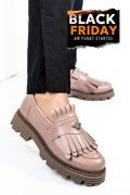 MOCASINI DAMA PIELE NATURALA NUDE 3S7795