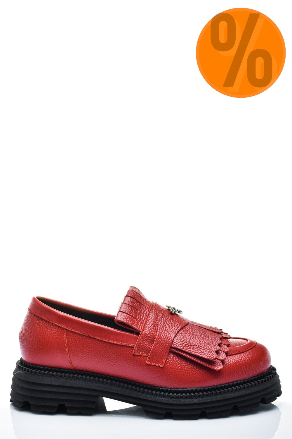 MOCASINI DAMA PIELE NATURALA ROSII 3S7795